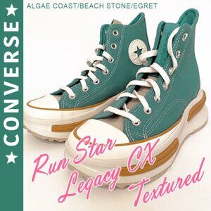 NWT Converse Teal Run Star Legacy CX Textured High Top Women's 7.5